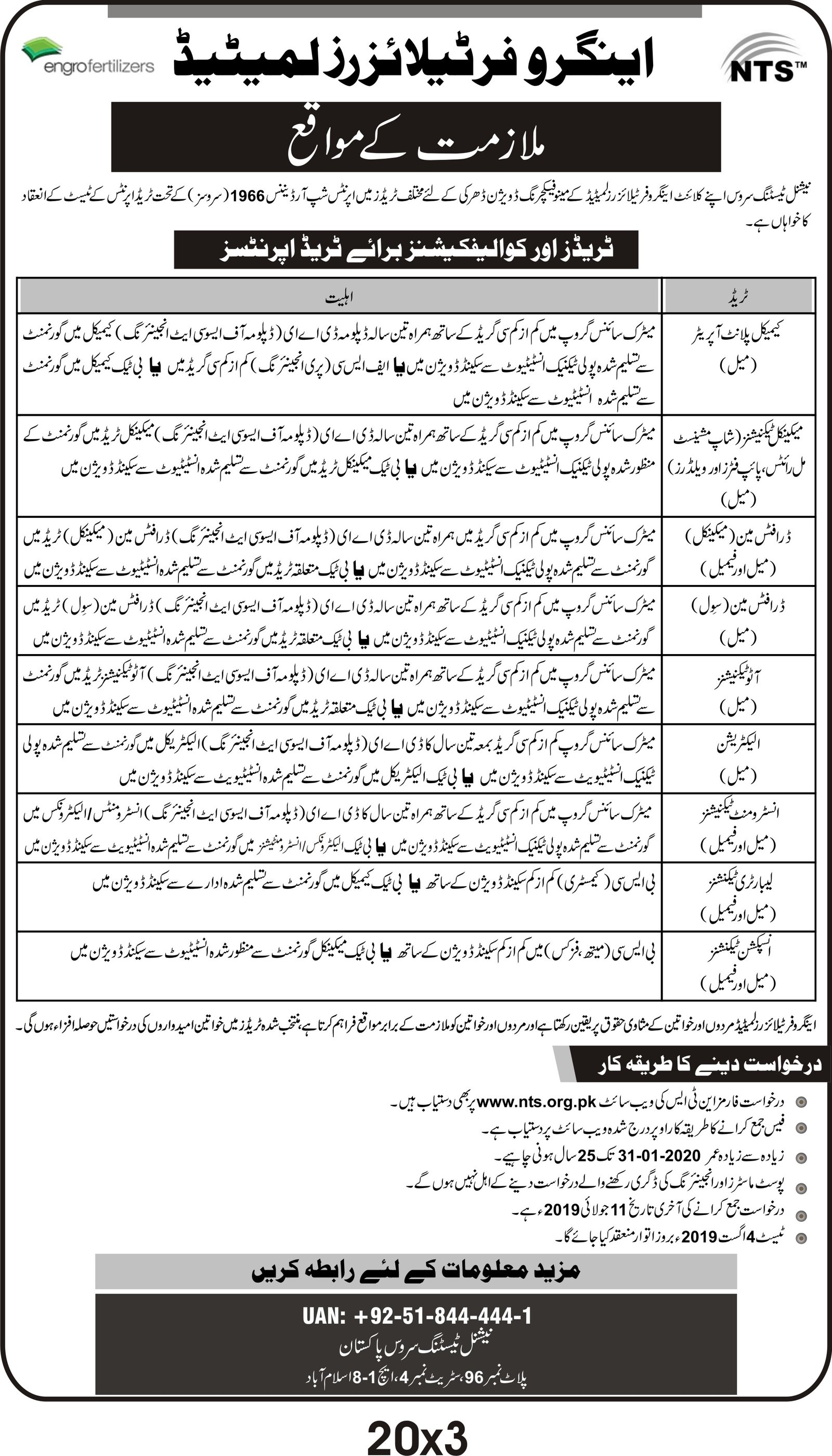 engro-fertilizers-limited-trade-apprentices-nts-test-result
