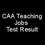 CAA Model Schools College JIAP Teaching Jobs NTS Test Answer Keys Result