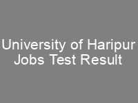 University of Haripur UOH Jobs NTS Test Answer Keys Result