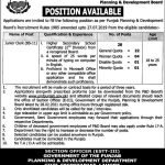 Latest Jobs Punjab Pakistan – Planning Development Department Punjab Jobs Junior Clerk
