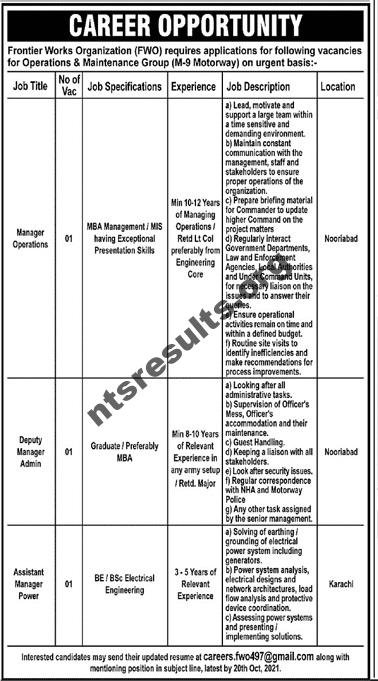 Government Jobs in Pakistan 2021 Matric Base AT Ministry of Defence, 1122 Rescue, China Pakistan Economic Corridor, Ministry of Kashmir Affairs, Population Welfare Department Punjab