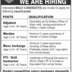 Teaching Jobs in Attock 2021 At Ratwal Cadet College Fateh Jang