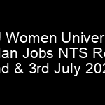 WU Women University Mardan Jobs NTS Result 2nd & 3rd July 2022