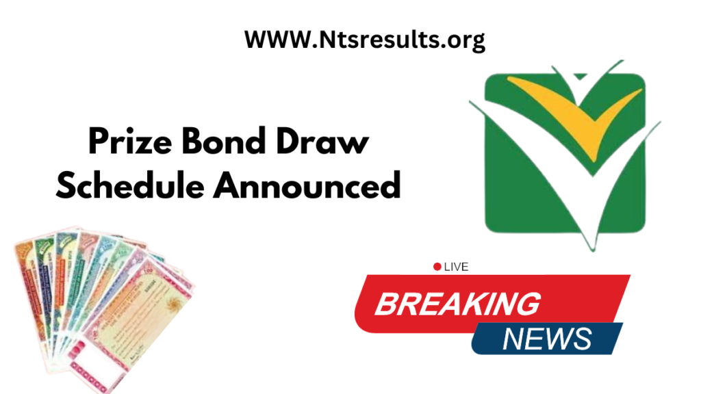 Prize Bond Draw Schedule 2024 Announced